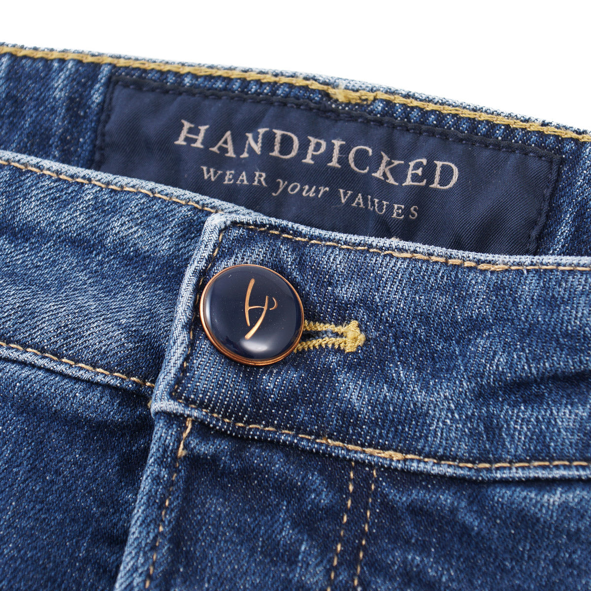 Handpicked 'Parma' Straight-Fit Denim Jeans - Top Shelf Apparel