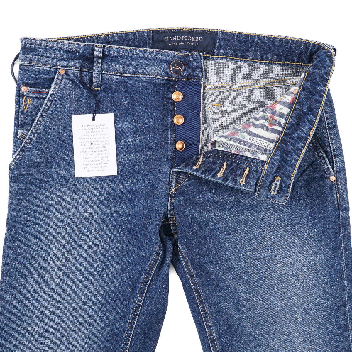 Handpicked 'Parma' Straight-Fit Denim Jeans - Top Shelf Apparel