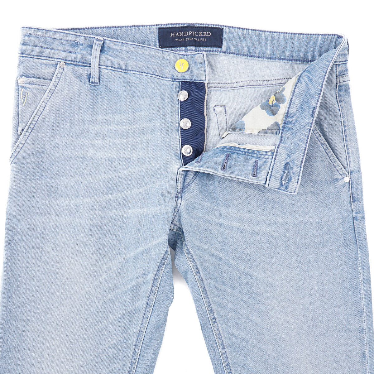 Handpicked 'Parma' Tapered-Fit Denim Jeans - Top Shelf Apparel