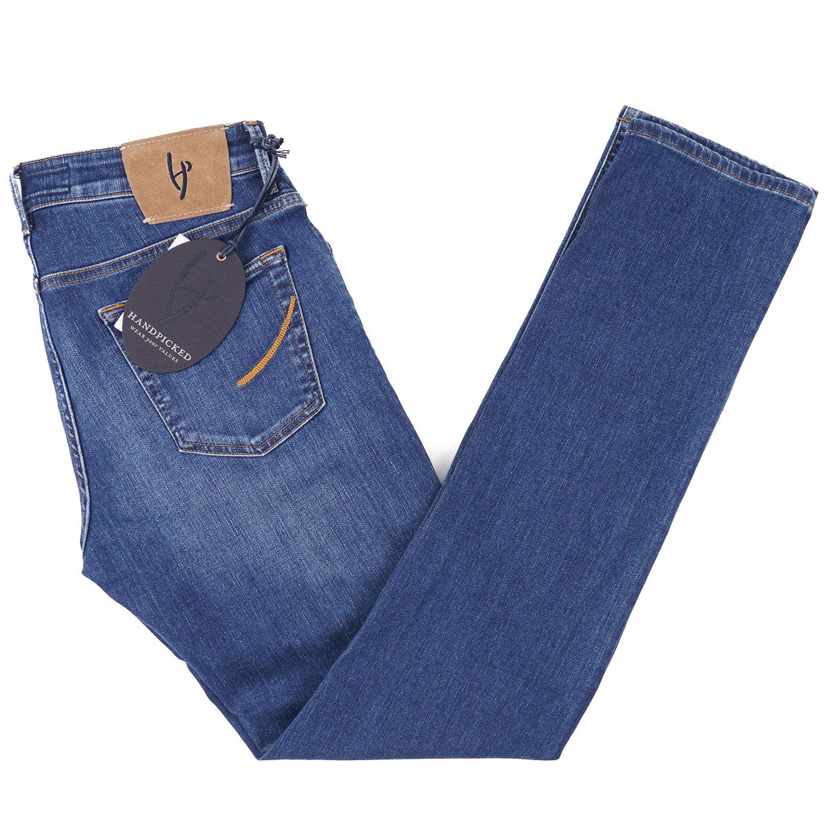 Handpicked 'Ravello' Slim-Fit Denim Jeans - Top Shelf Apparel