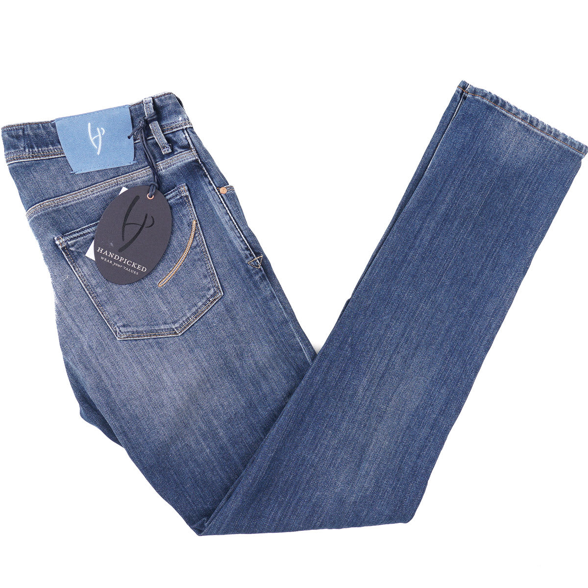 Handpicked 'Orvieto' Slim-Fit Soft Denim Jeans - Top Shelf Apparel