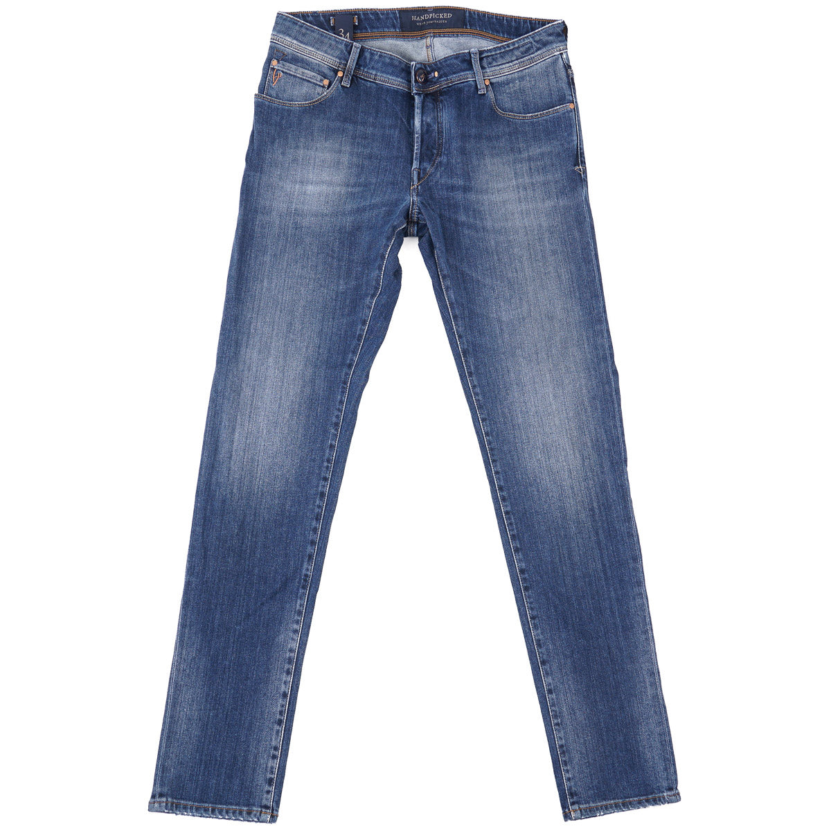 Handpicked 'Orvieto' Slim-Fit Soft Denim Jeans - Top Shelf Apparel