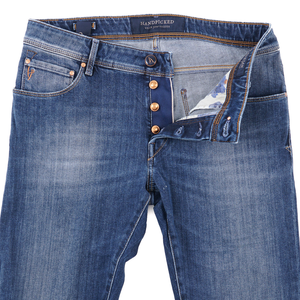 Handpicked 'Orvieto' Slim-Fit Soft Denim Jeans - Top Shelf Apparel