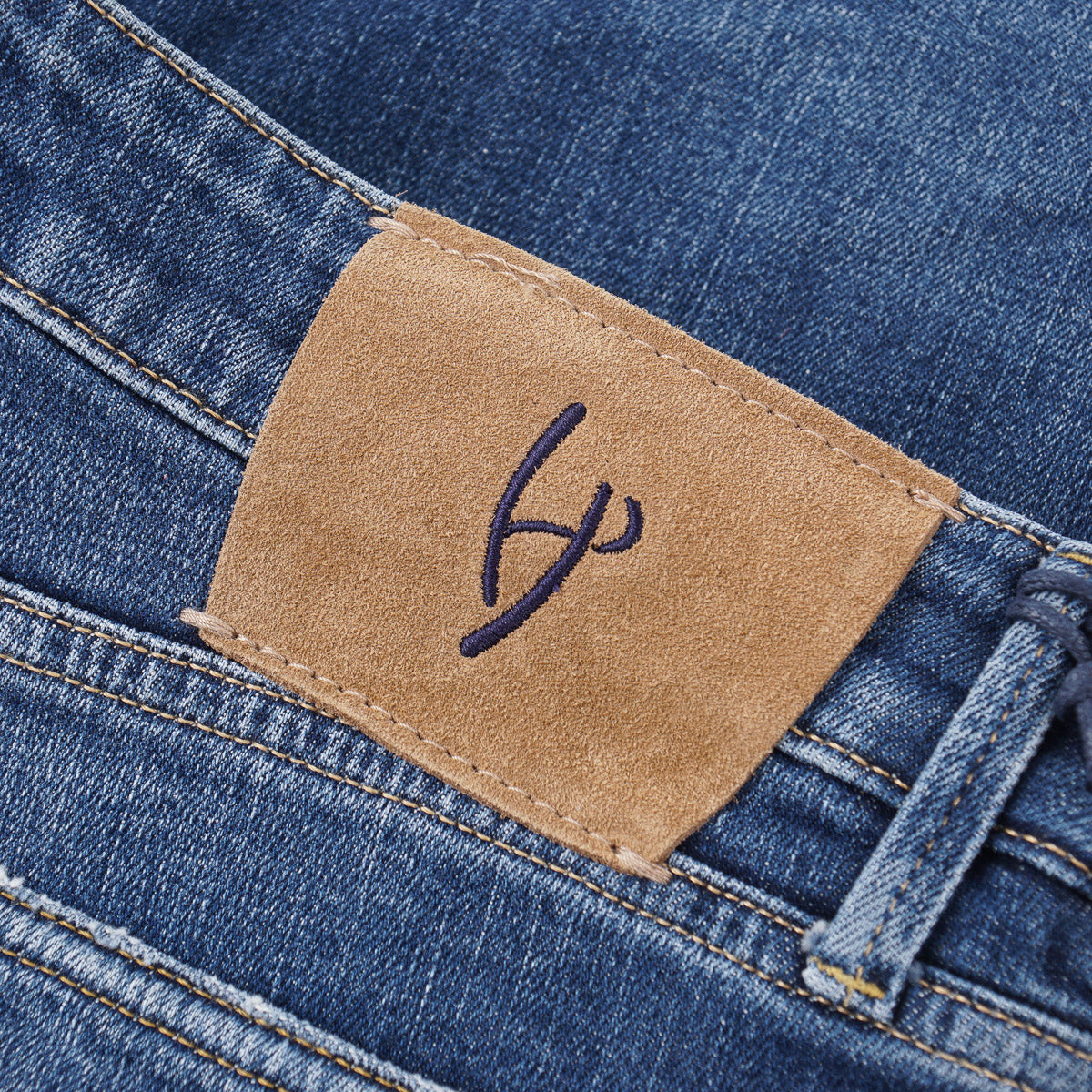 Handpicked 'Parma' Straight-Fit Denim Jeans - Top Shelf Apparel