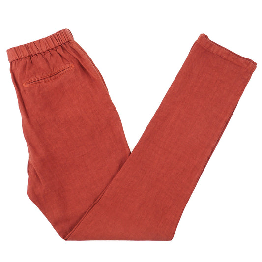 Boglioli Linen Pants with Drawstring Waist - Top Shelf Apparel