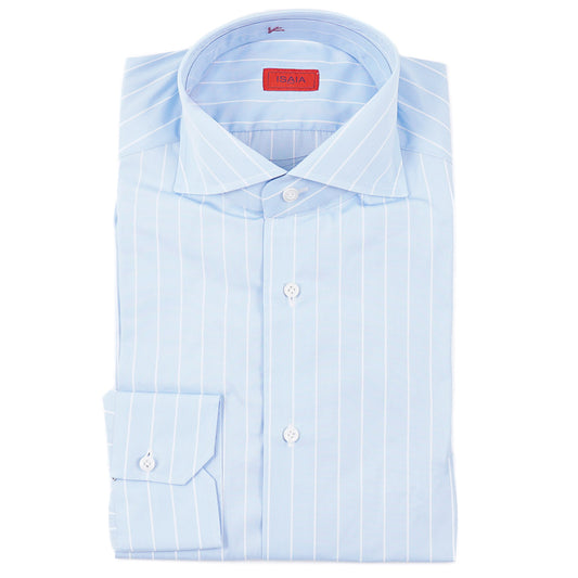 Isaia 'Mix' Tailored-Fit Cotton Shirt - Top Shelf Apparel
