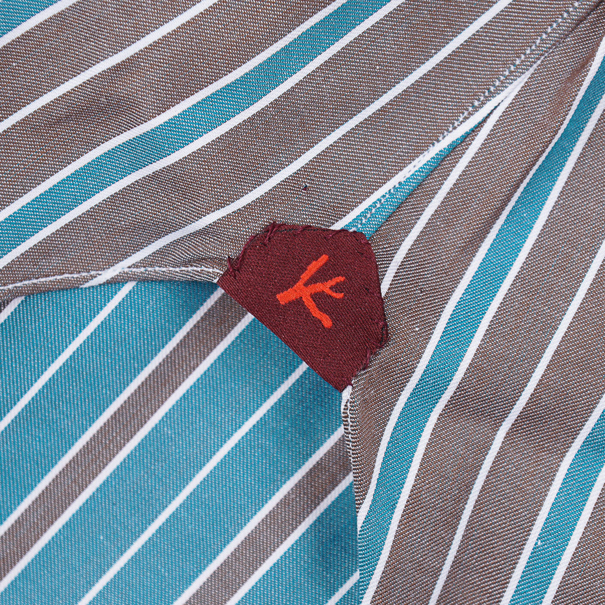 Isaia 'Mix' Tailored-Fit Cotton Shirt - Top Shelf Apparel