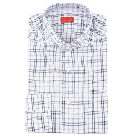 Isaia 'Mix' Tailored-Fit Cotton Shirt - Top Shelf Apparel