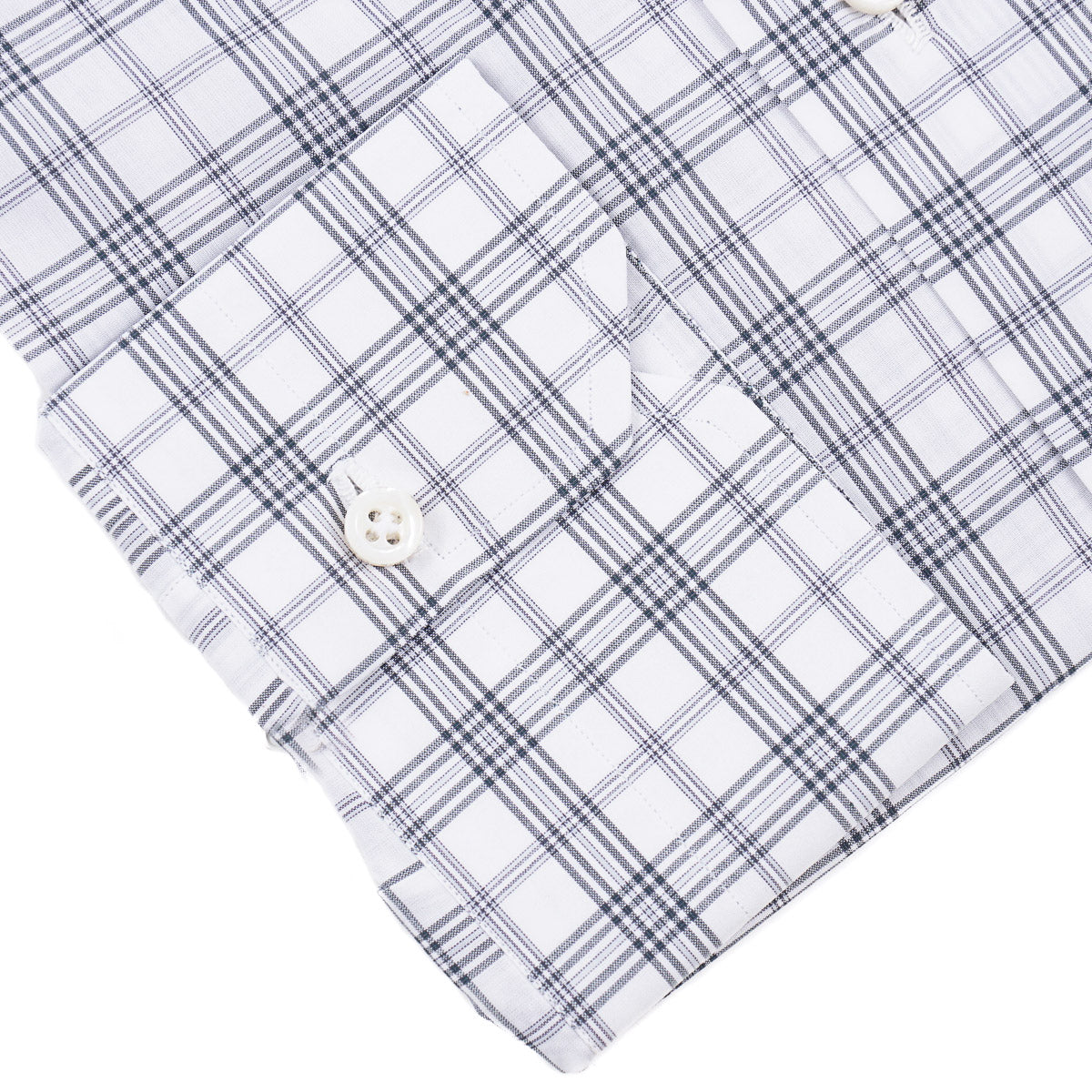 Isaia 'Mix' Tailored-Fit Cotton Shirt - Top Shelf Apparel