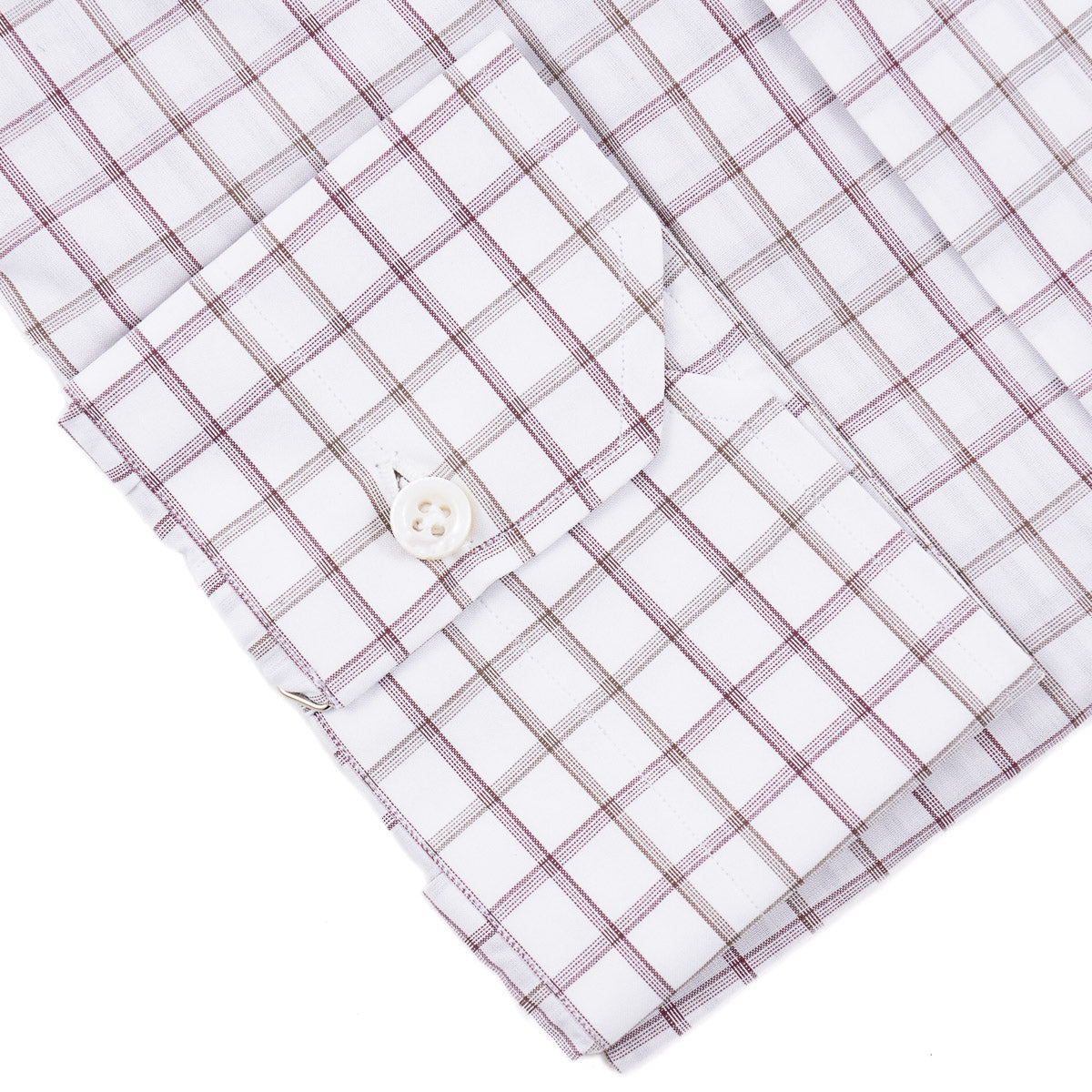Isaia 'Mix' Tailored-Fit Cotton Shirt - Top Shelf Apparel