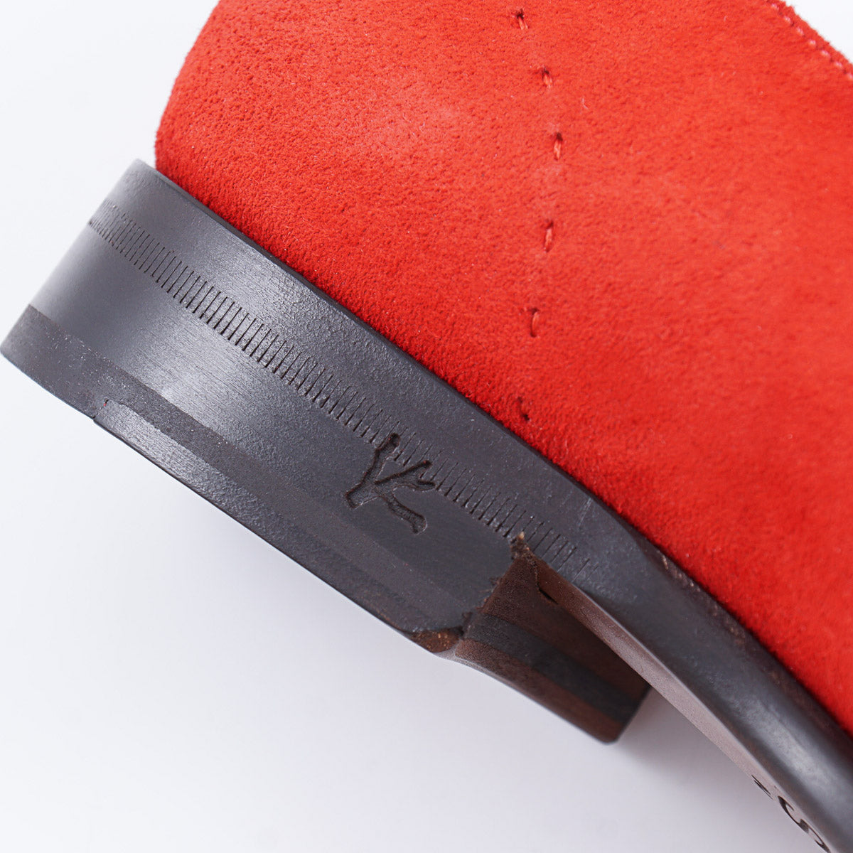 Isaia Calf Suede Penny Loafer
