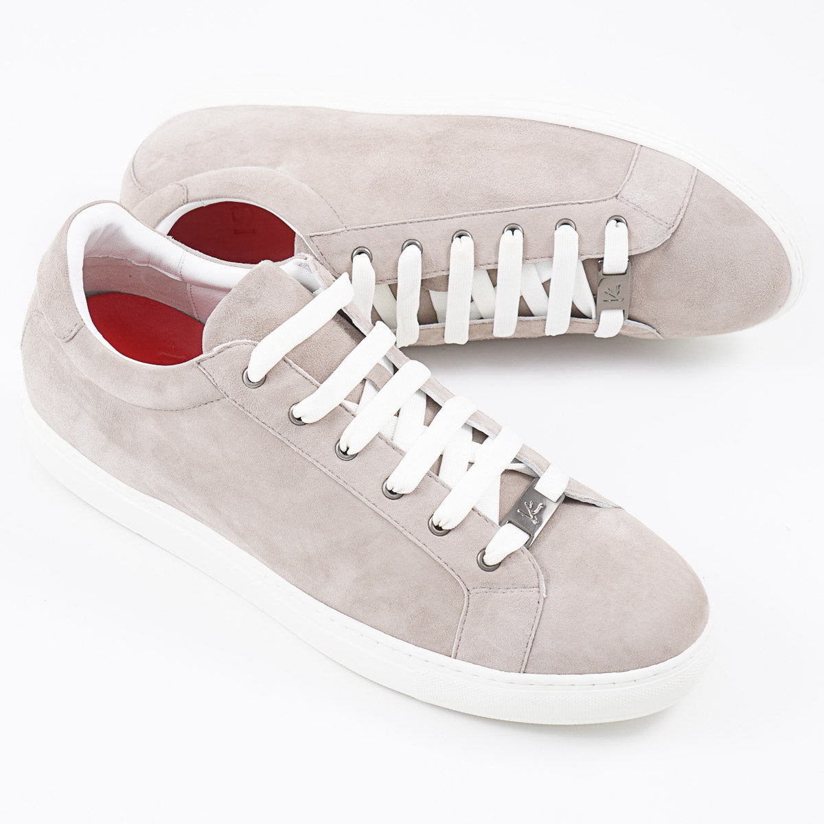 Isaia Soft Suede Low-Top Sneaker