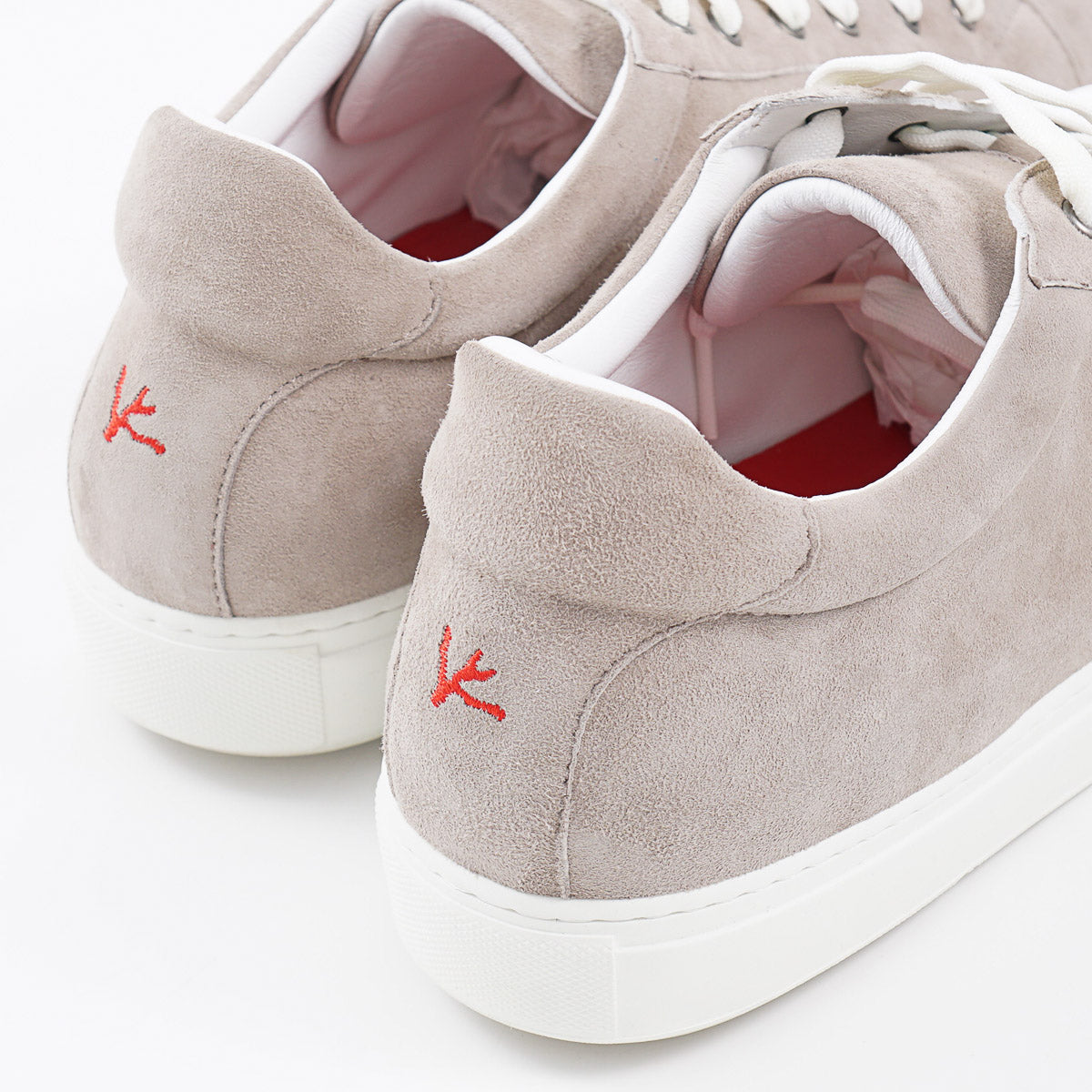 Isaia Soft Suede Low-Top Sneaker