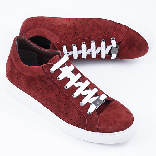 Isaia Soft Suede Low-Top Sneaker - Top Shelf Apparel