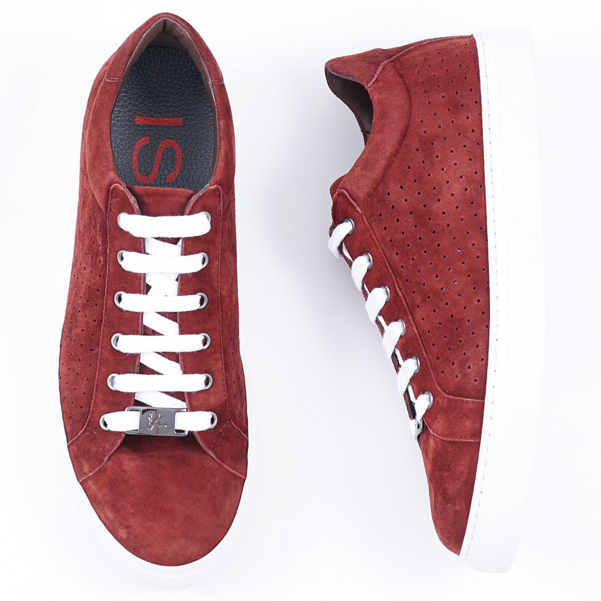 Isaia Soft Suede Low-Top Sneaker - Top Shelf Apparel