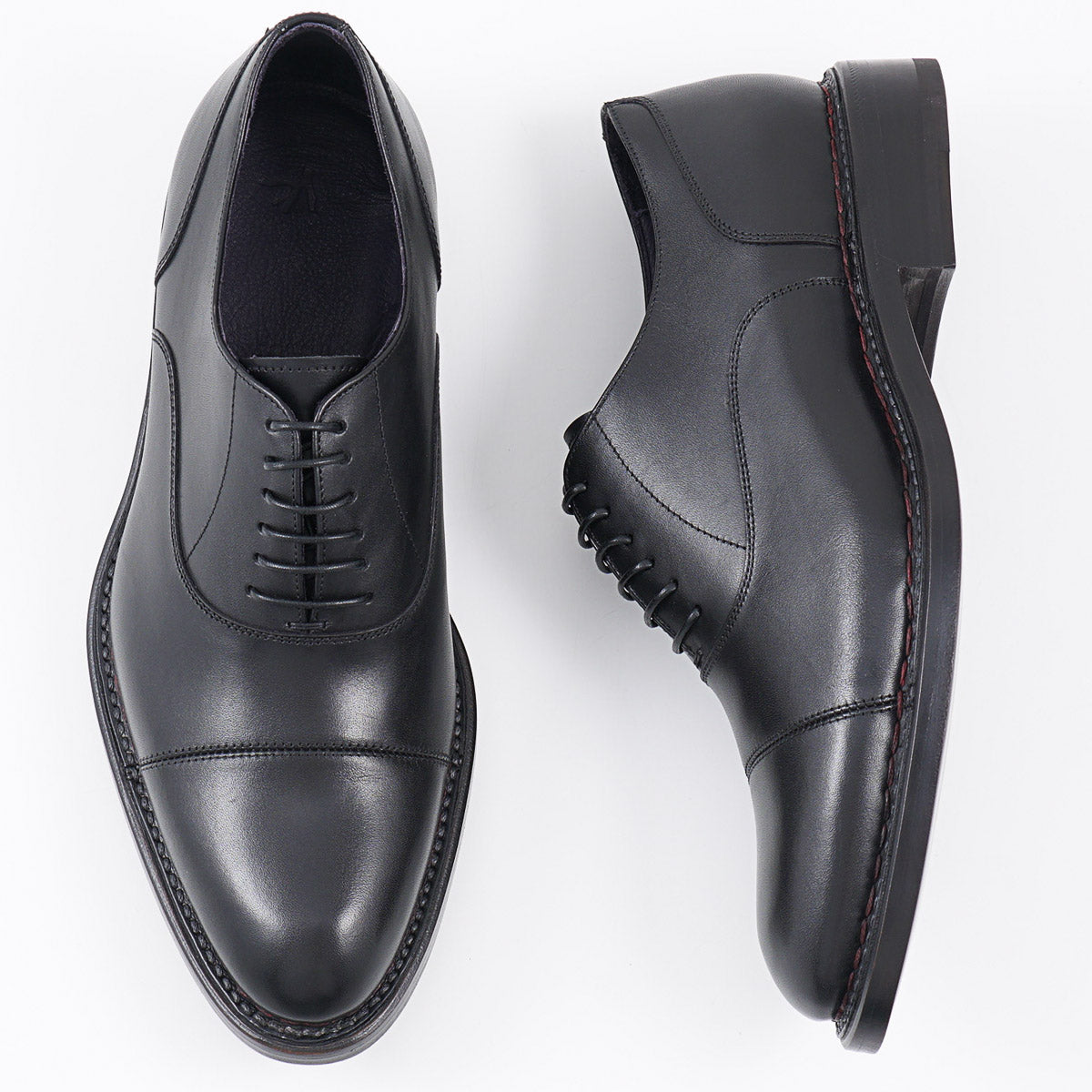 Isaia Norvegese-Welt Cap Toe Oxford - Top Shelf Apparel