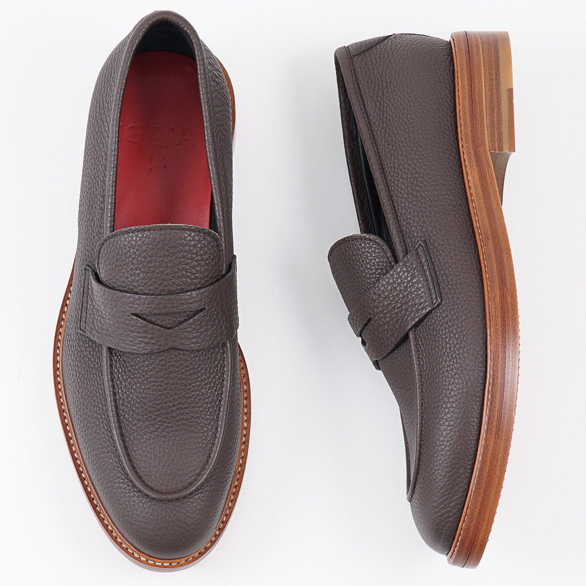 Isaia Soft-Grained Leather Loafer - Top Shelf Apparel