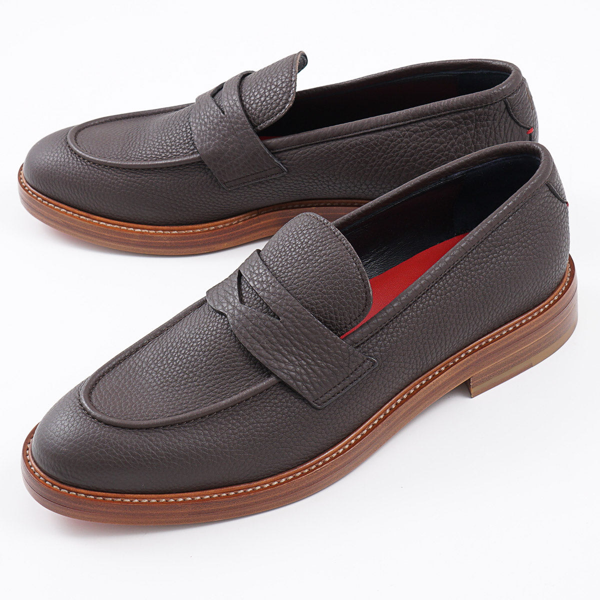 Isaia Soft-Grained Leather Loafer - Top Shelf Apparel
