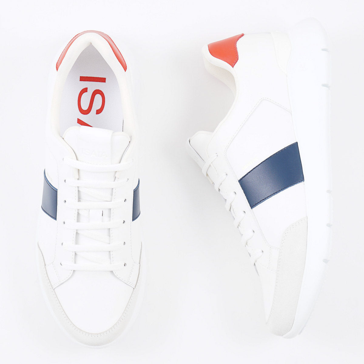 Isaia 'Amalfi' Leather Runner Sneakers