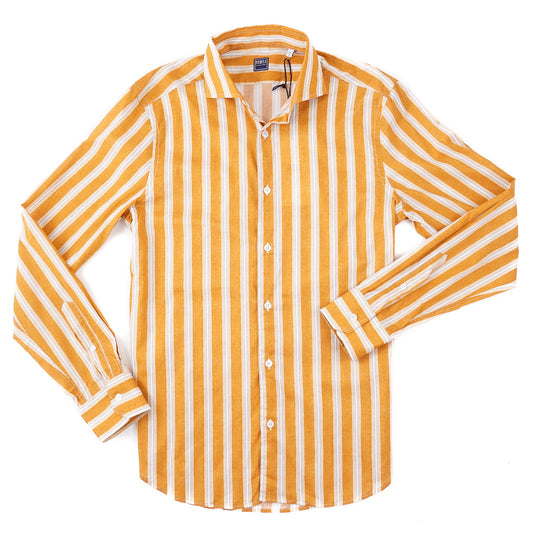 Fedeli Lightweight Printed Cotton Shirt - Top Shelf Apparel