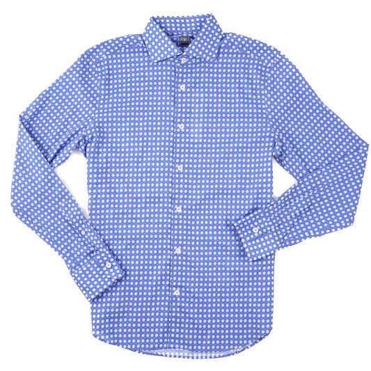 Fedeli Lightweight Printed Cotton Shirt - Top Shelf Apparel