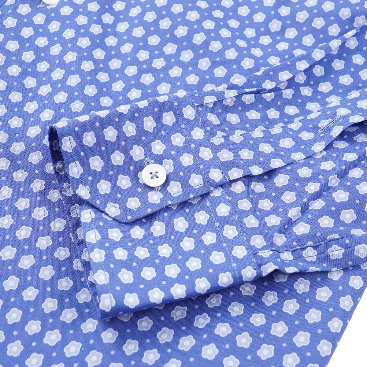 Fedeli Lightweight Printed Cotton Shirt - Top Shelf Apparel