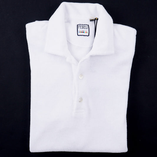 Fedeli Terry Cotton Polo Shirt - Top Shelf Apparel