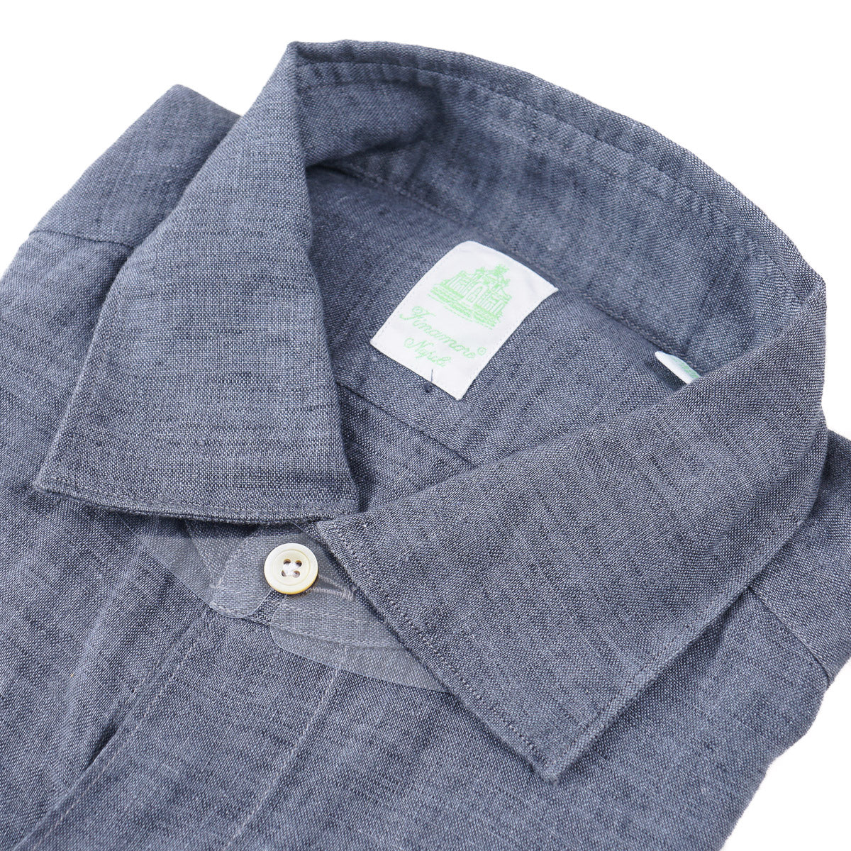 Finamore Slim-Fit Linen Dress Shirt - Top Shelf Apparel