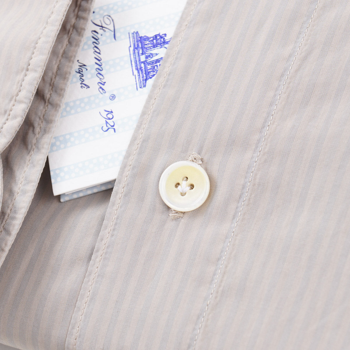 Finamore Lightweight Cotton Dress Shirt - Top Shelf Apparel