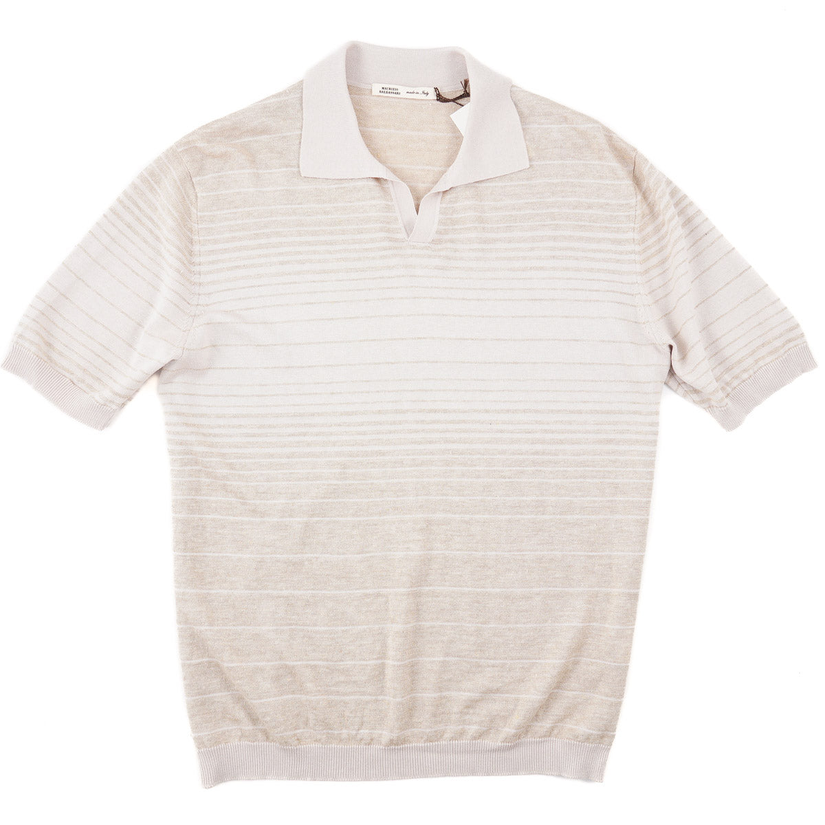Maurizio Baldassari Linen-Silk Polo - Top Shelf Apparel