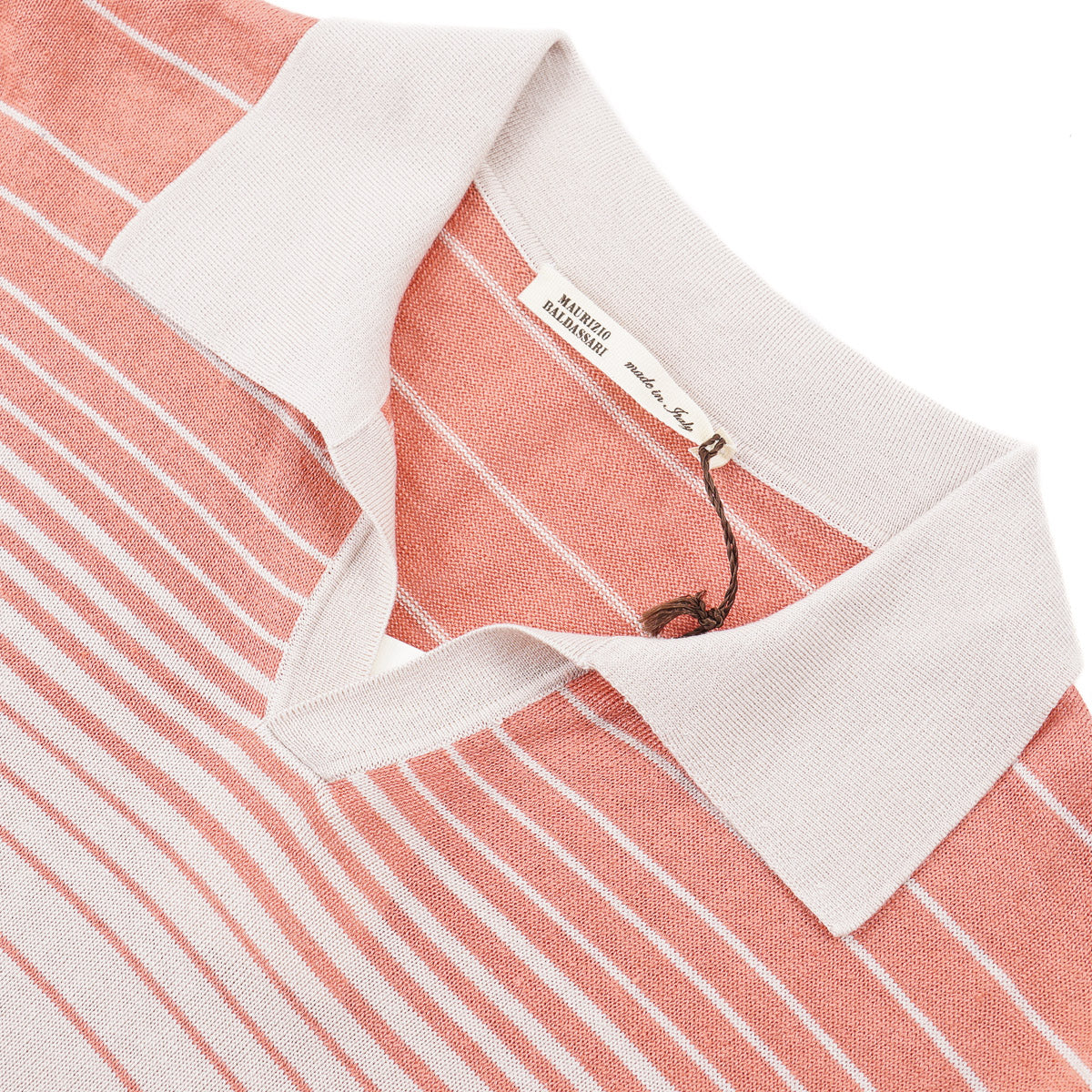 Maurizio Baldassari Linen-Silk Polo - Top Shelf Apparel