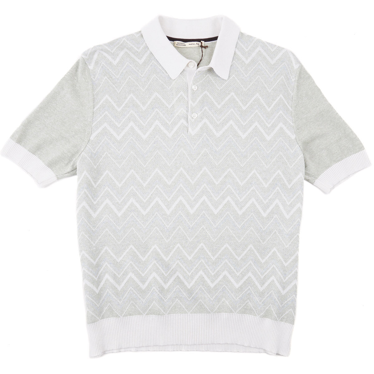 Maurizio Baldassari Cotton-Linen-Silk Polo - Top Shelf Apparel