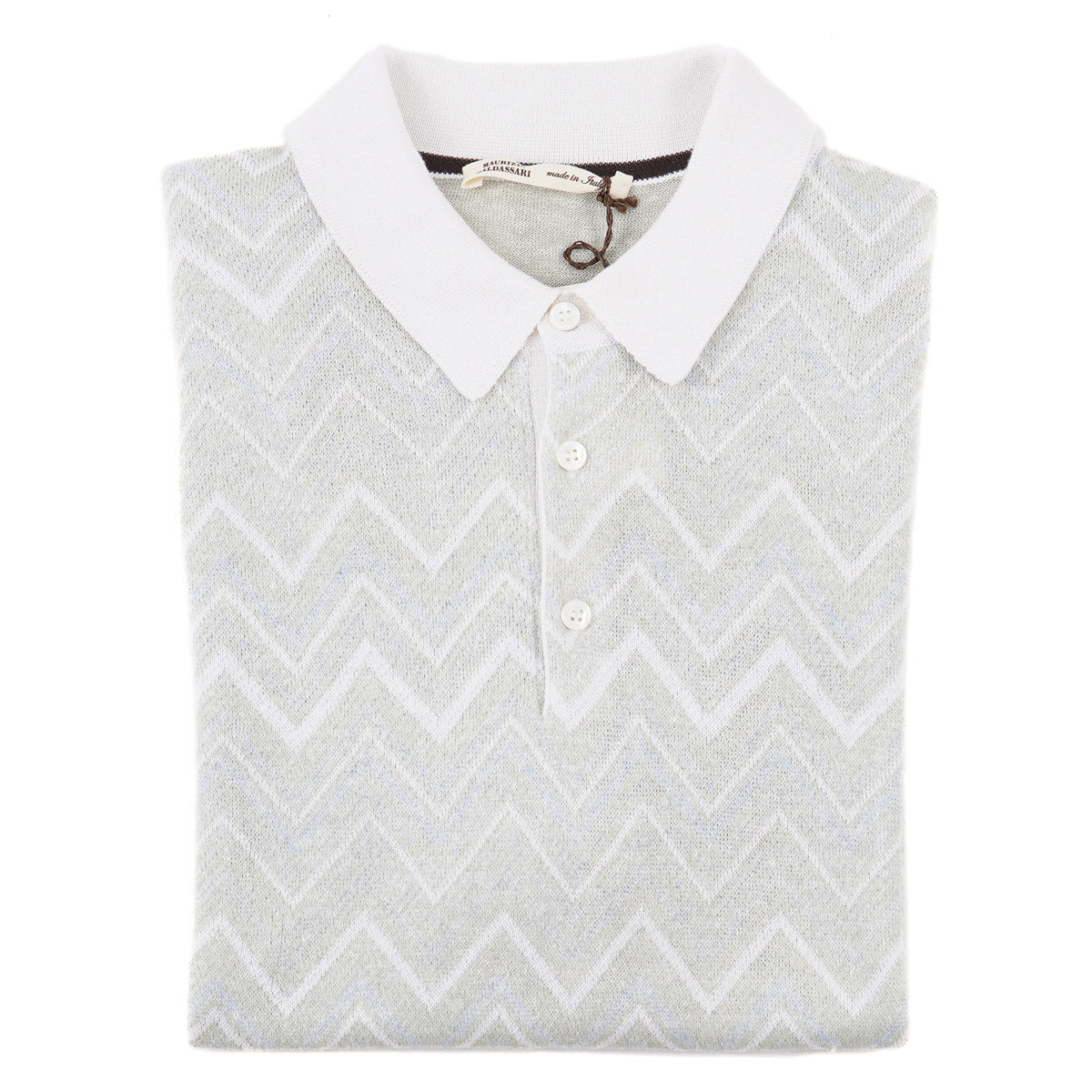 Maurizio Baldassari Cotton-Linen-Silk Polo - Top Shelf Apparel