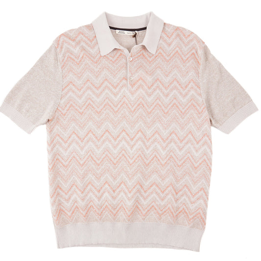 Maurizio Baldassari Cotton-Linen-Silk Polo
