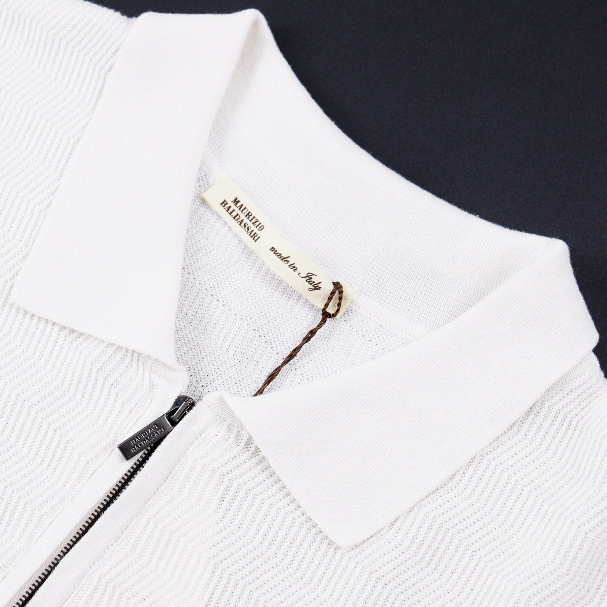 Maurizio Baldassari Knit Silk-Cotton Polo