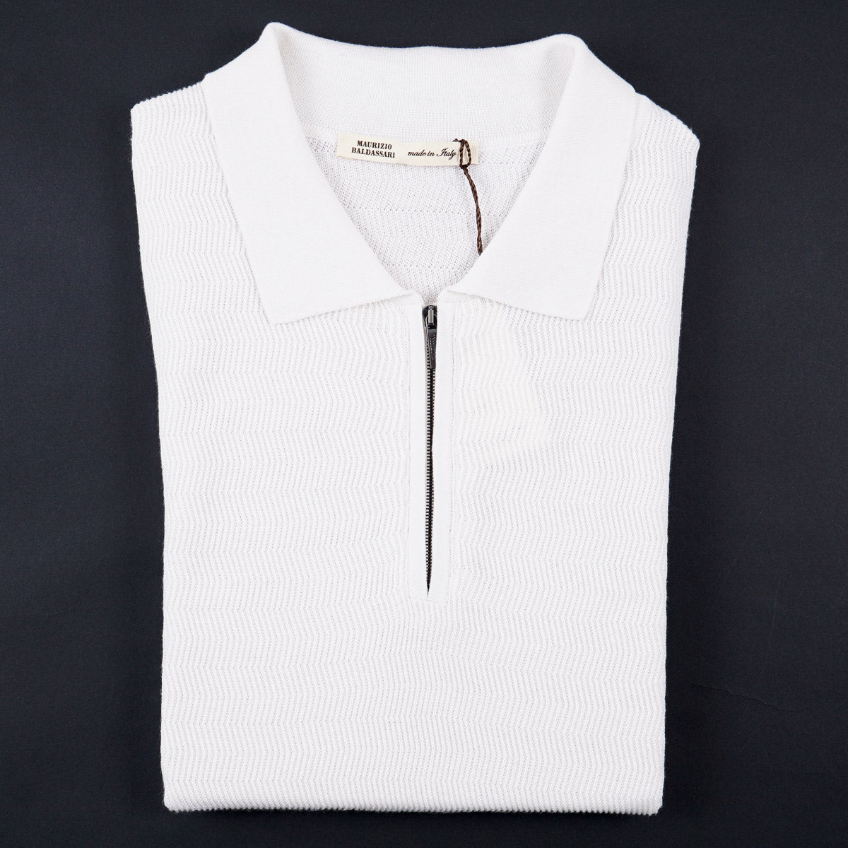 Maurizio Baldassari Knit Silk-Cotton Polo