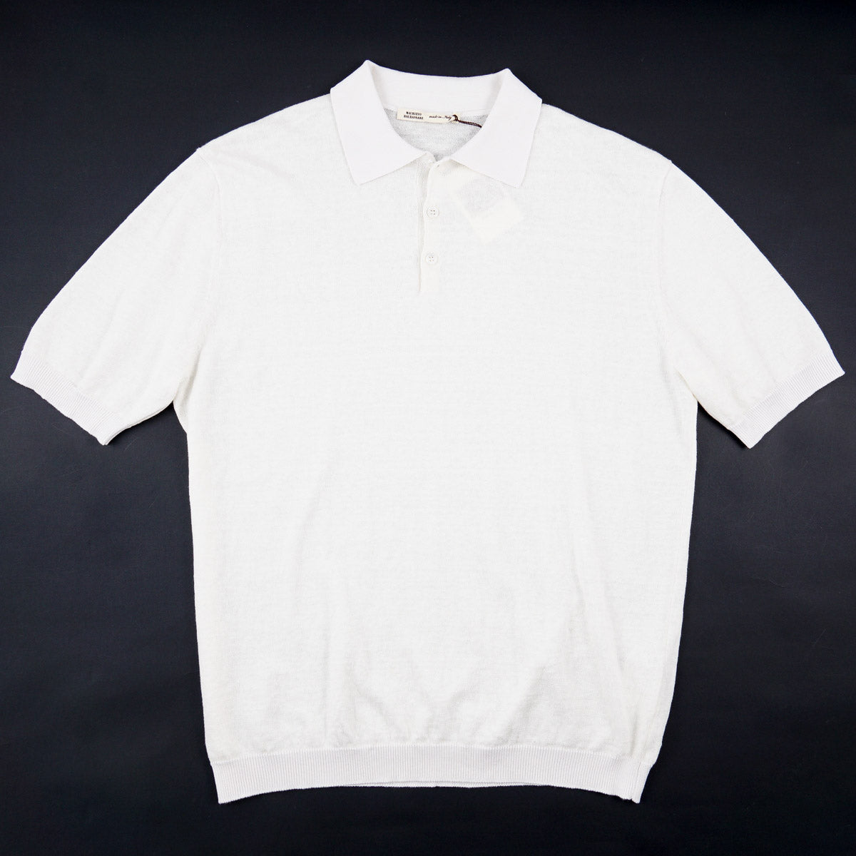 Maurizio Baldassari Linen-Silk Polo
