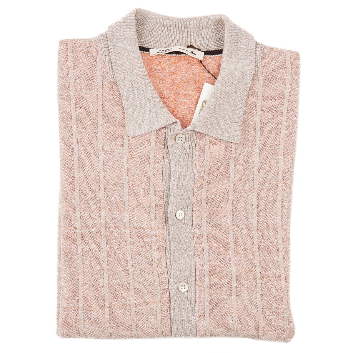 Maurizio Baldassari Linen-Cotton Knit Shirt - Top Shelf Apparel