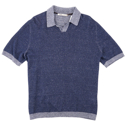 Maurizio Baldassari Knit Linen-Cotton Polo - Top Shelf Apparel