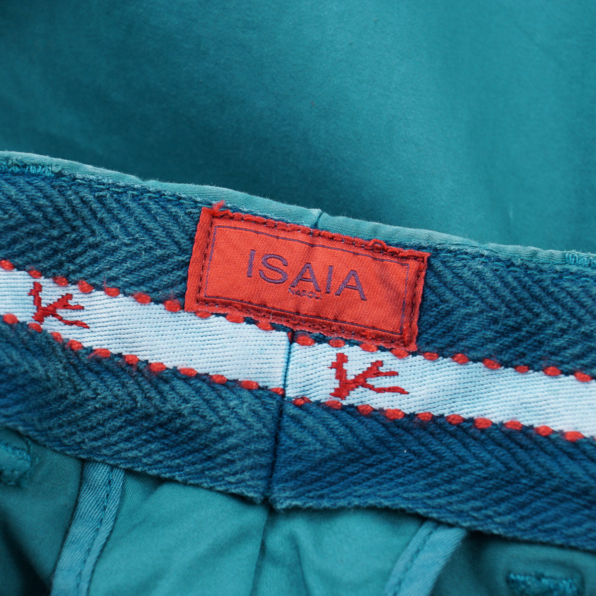 Isaia Cotton Pants with Cargo Pockets