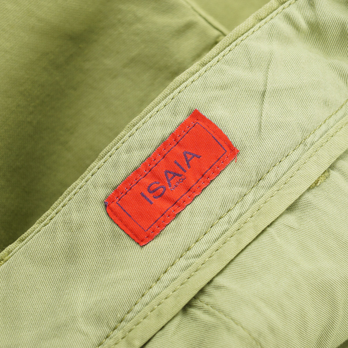 Isaia Cotton-Linen Pants with Cargo Pockets