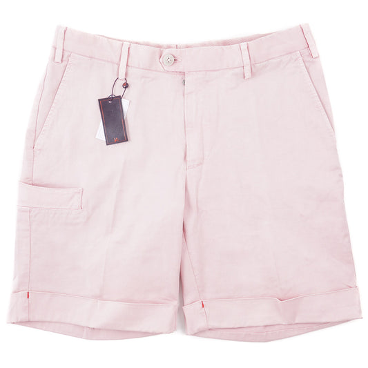 Isaia Garment-Dyed Cotton Shorts