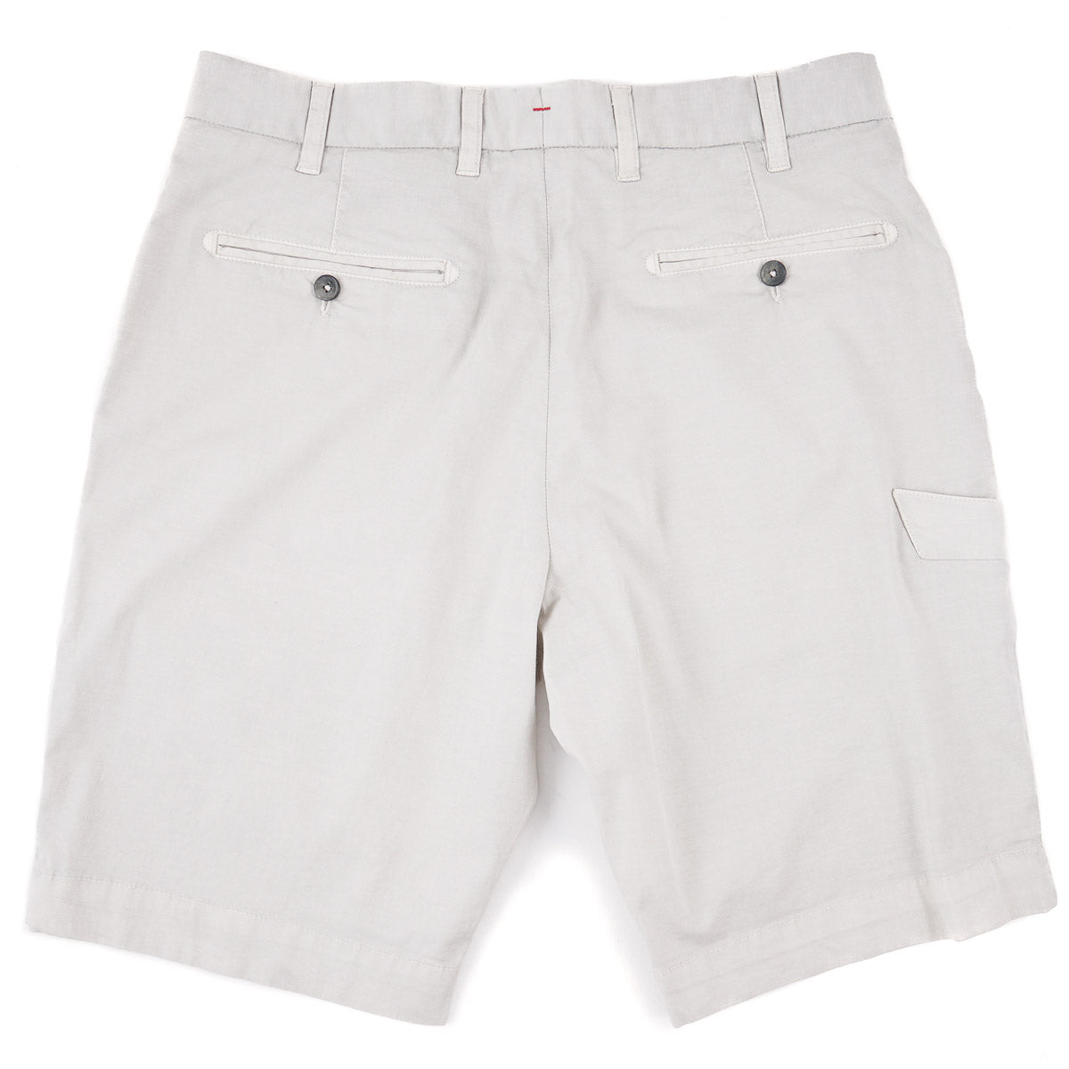 Isaia Extrafine Woven Cotton Shorts