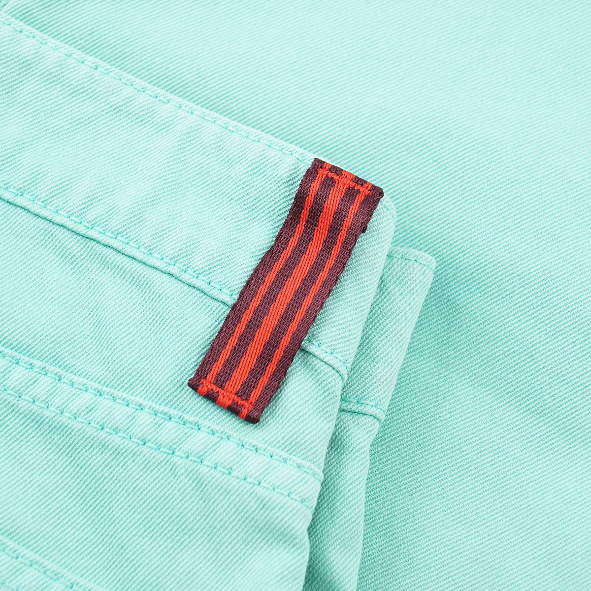 Isaia Slim-Fit Garment Dyed Denim Jeans