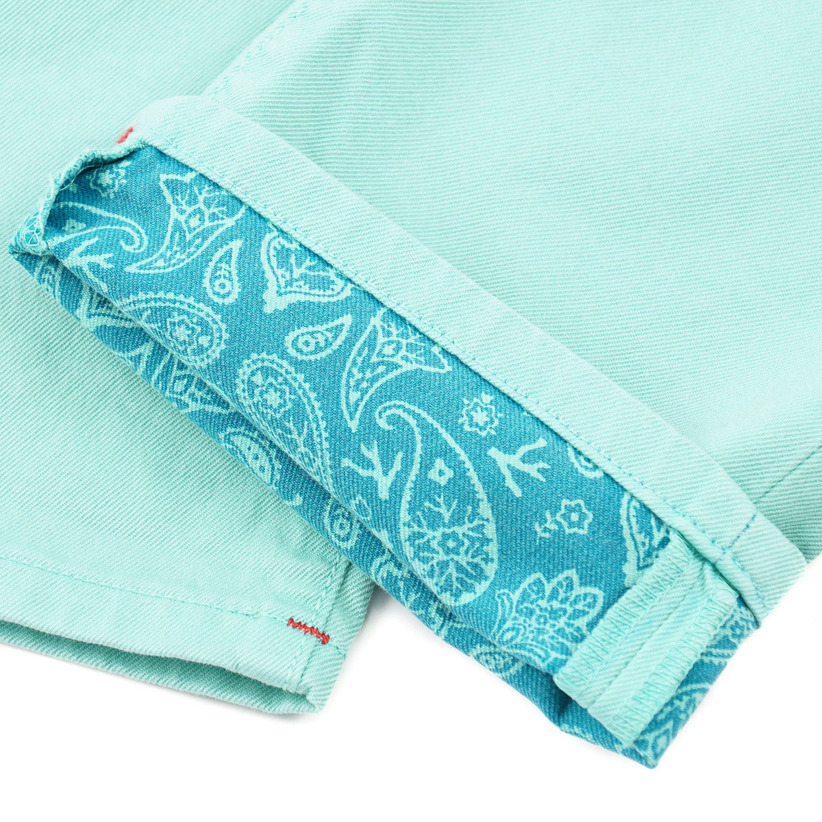 Isaia Slim-Fit Garment Dyed Denim Jeans
