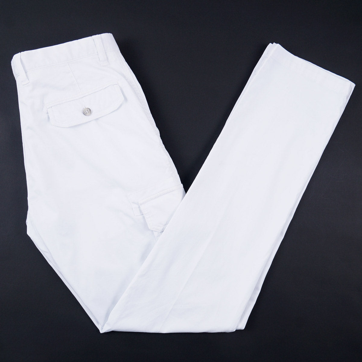 Isaia Cotton Pants with Cargo Pockets
