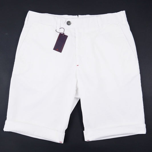 Isaia Twill Cotton Bermuda Shorts