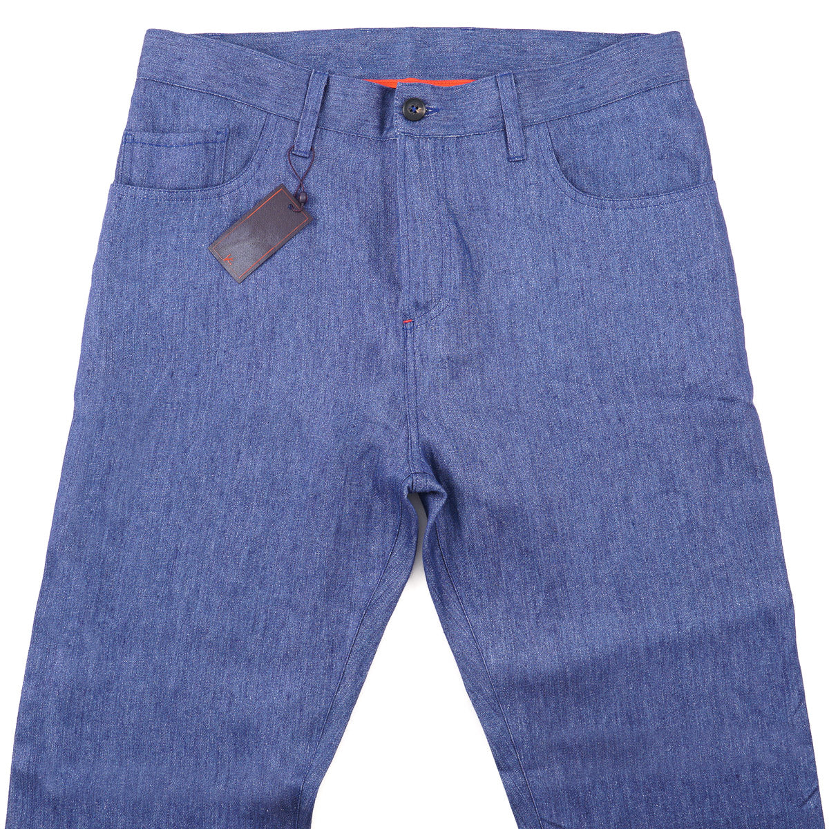 Isaia Lightweight Linen 5-Pocket Pants