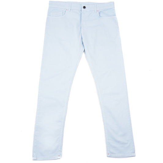Isaia Slim Straight Twill Jeans