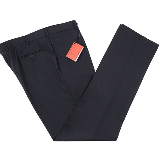 Isaia Super 160s Aquaspider Wool Pants - Top Shelf Apparel